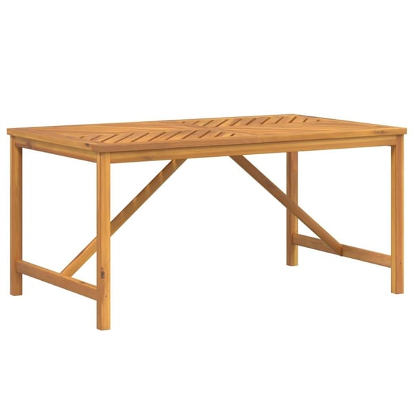 vidaXL havebord 150x90x74 cm massivt akacietræ