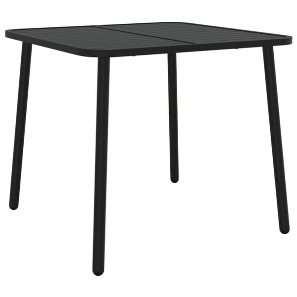 vidaXL Hagebord antrasitt 80x80x71 cm stål