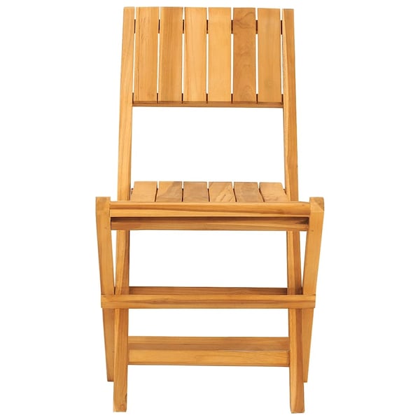 vidaXL Klappstoler 2 stk 47x61x90 cm heltre teak