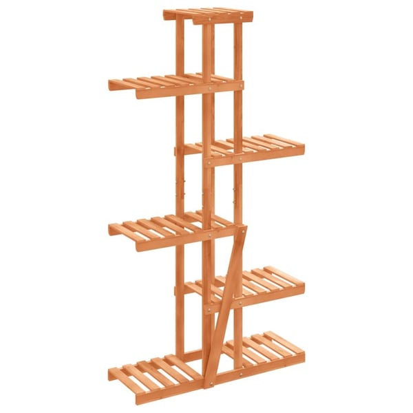 vidaXL blomsterstativ 75x25x140,5 cm massivt fyrretræ