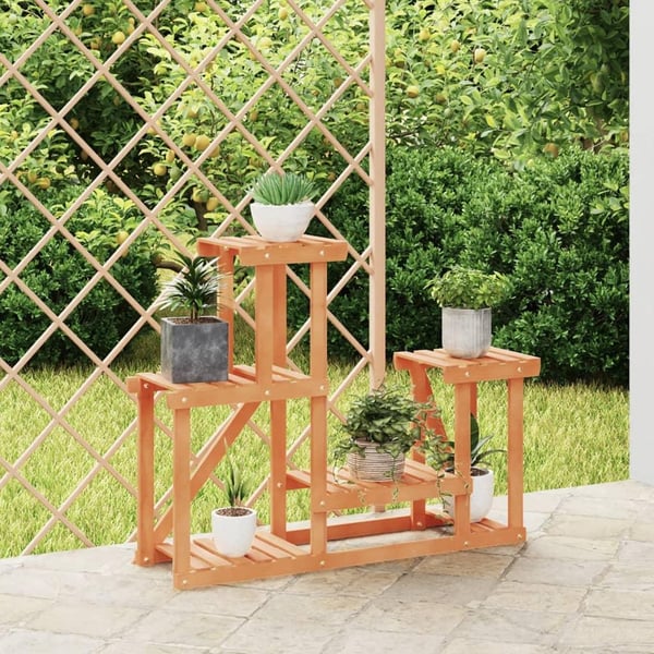 vidaXL Blomsterstativ 90x25x73,5 cm heltre gran
