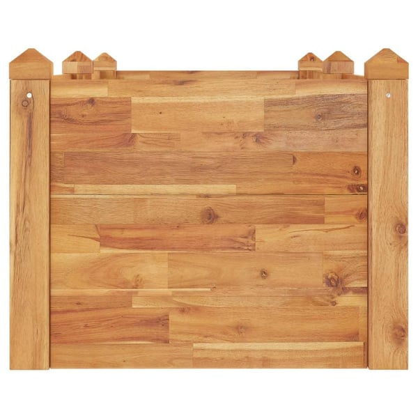 vidaXL Høybed 160x60x44 cm heltre akasie