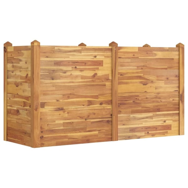 vidaXL Høybed 160x60x84 cm heltre akasie