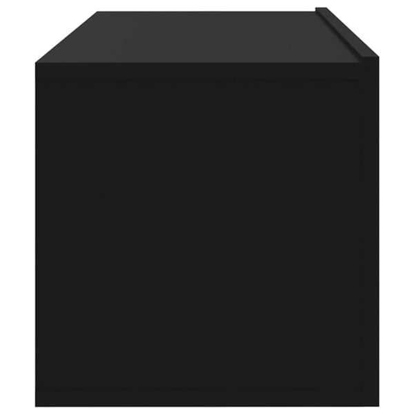 vidaXL TV-seinäkaapit 2 kpl musta 100x30x30 cm tekninen puu