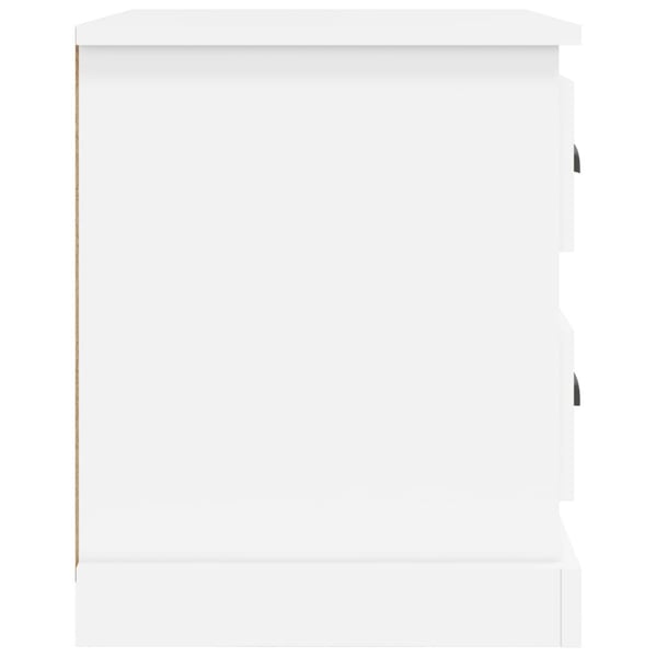 vidaXL Nattbord 2 stk hvit 39x39x47,5 cm konstruert tre