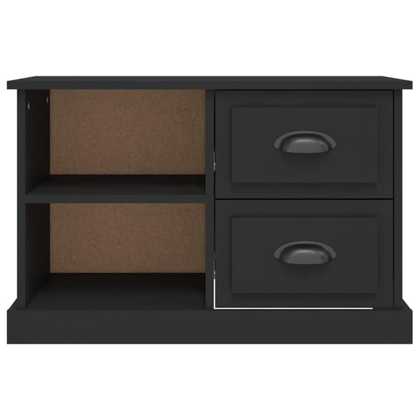 vidaXL tv-bord 73x35,5x47,5 cm konstrueret træ sort