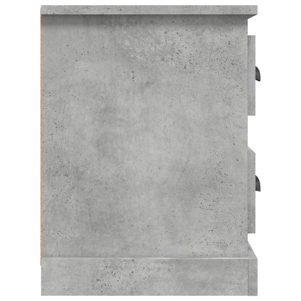 vidaXL TV-benk betonggrå 102x35,5x47,5 cm konstruert tre