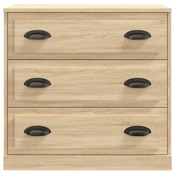vidaXL Skjenk sonoma eik 70x35,5x67,5 cm konstruert tre