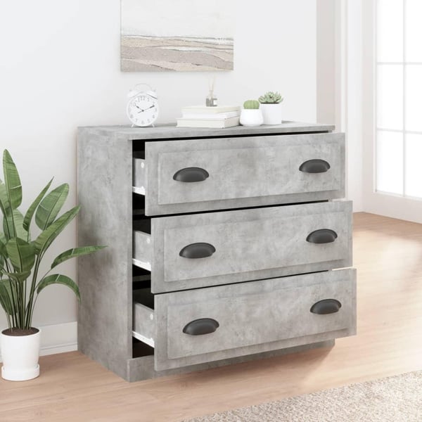 vidaXL Senkki betoninharmaa 70x35,5x67,5 cm tekninen puu