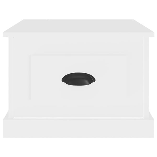 vidaXL Salongbord hvit 50x50x35 cm konstruert tre
