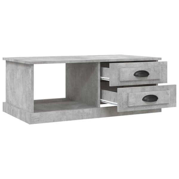 vidaXL Salongbord betonggrå 90x50x35 cm konstruert tre