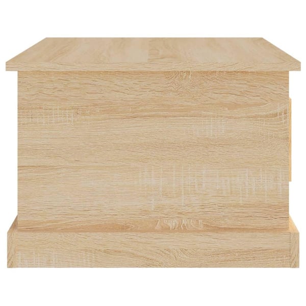 vidaXL Salongbord sonoma eik 50x50x35 cm konstruert tre