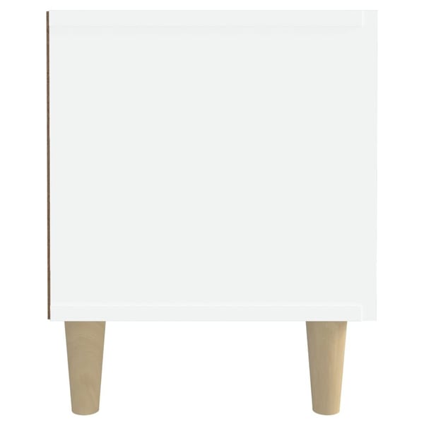 vidaXL TV-benk hvit 180x31,5x40 cm konstruert tre
