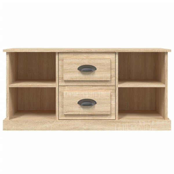 vidaXL TV-benk sonoma eik 99,5x35,5x48 cm konstruert tre