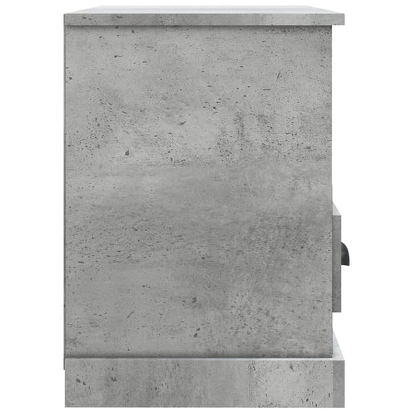 vidaXL TV-benk betonggrå 80x35x50 cm konstruert tre