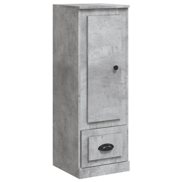 vidaXL Highboard betonggrå 36x35,5x103,5 cm konstruert tre