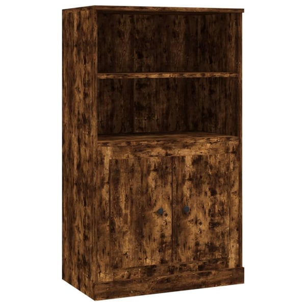 vidaXL Highboard røkt eik 60x35,5x103,5 cm konstruert tre