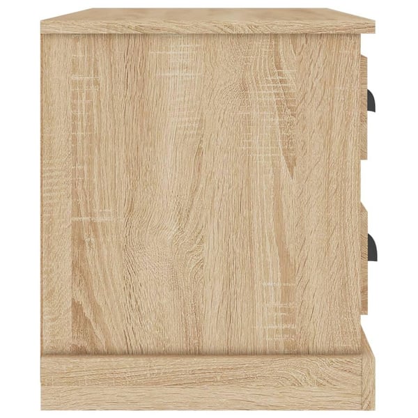 vidaXL Nattbord sonoma eik 60x39x45 cm