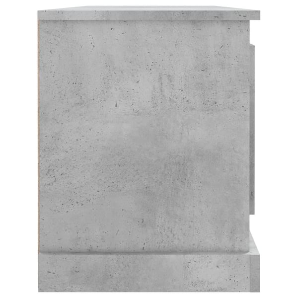 vidaXL TV-benk betonggrå 100x35,5x45 cm konstruert tre
