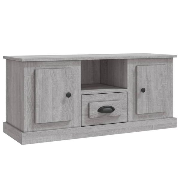 vidaXL TV-taso harmaa Sonoma 100x35,5x45 cm tekninen puu