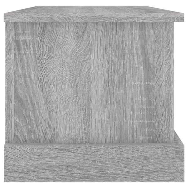 vidaXL Oppbevaringsboks grå sonoma 50x30x28 cm konstruert tre