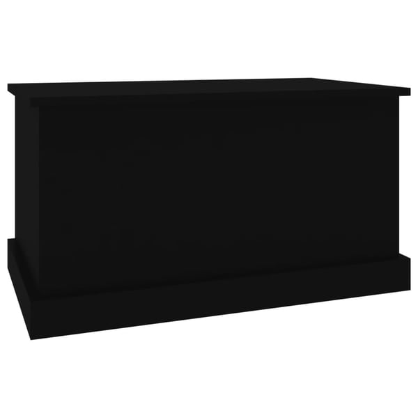 vidaXL opbevaringskasse 70x40x38 cm konstrueret træ sort