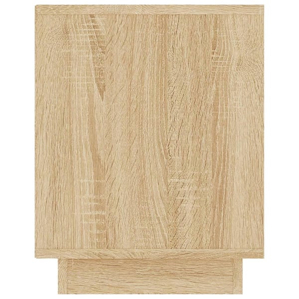 vidaXL TV-benk sonoma eik 102x35x45 cm konstruert tre