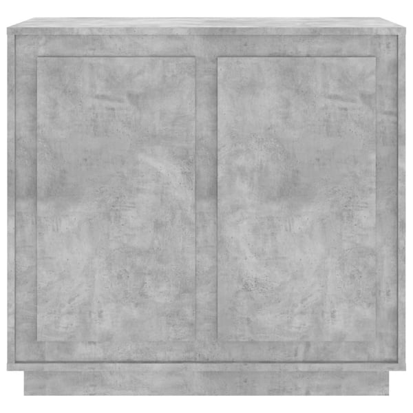 vidaXL Skjenk betonggrå 80x34x75 cm konstruert tre