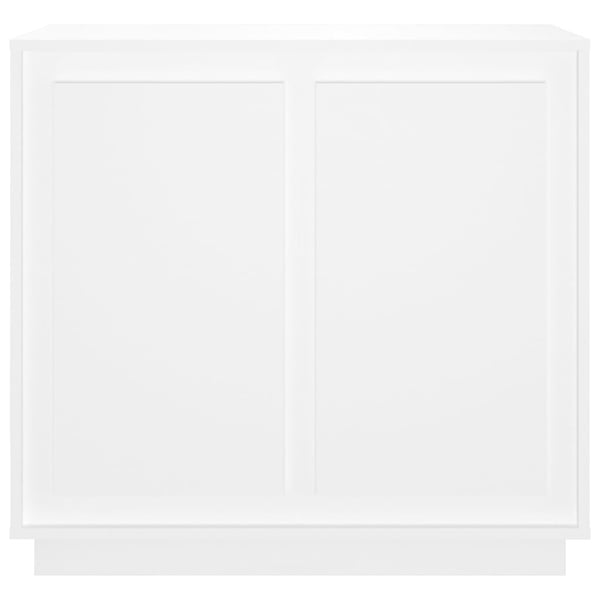 vidaXL skænk 80x34x75 cm konstrueret træ hvid