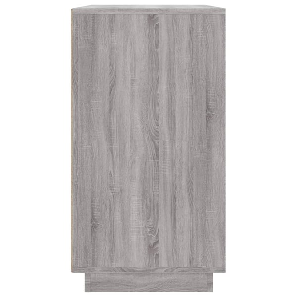 vidaXL Skjenk grå sonoma 80x34x75 cm konstruert tre