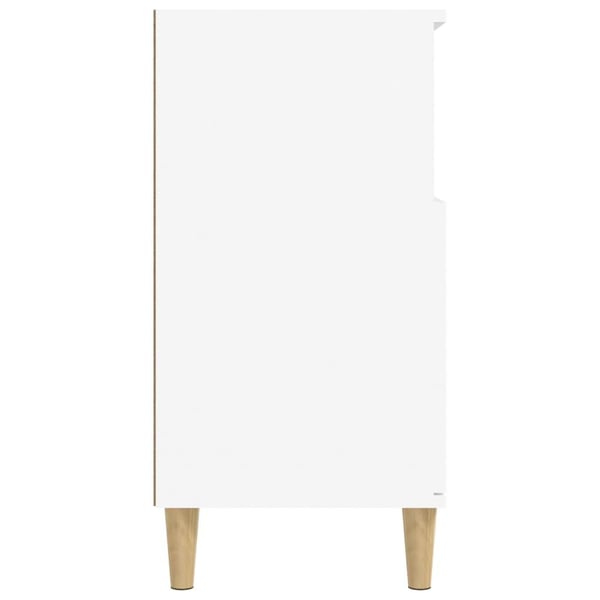 vidaXL Skjenk hvit 60x35x70 cm konstruert tre