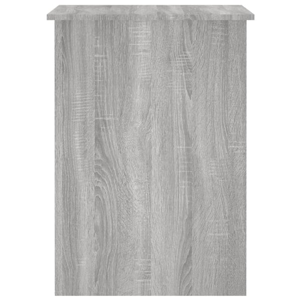 vidaXL Skrivebord grå sonoma 100x55x75 cm konstruert tre
