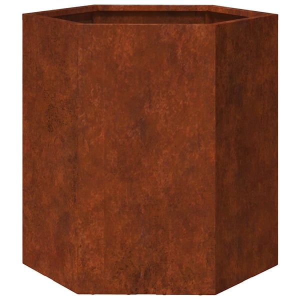 vidaXL Plantekasse rust 40x40x45 cm cortenstål