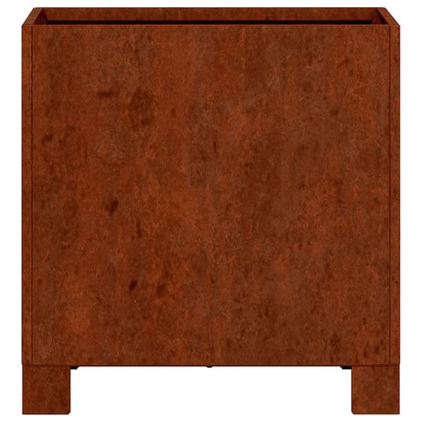 vidaXL Plantekasser med ben rust 30x30x30 cm cortenstål