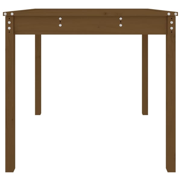 vidaXL Hagebord honningbrun 82,5x82,5x76 cm heltre furu