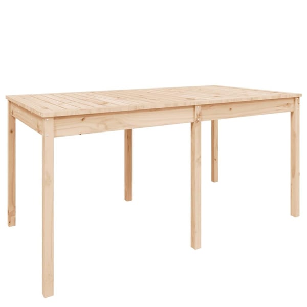 vidaXL havebord 159,5x82,5x76 cm massivt fyrretræ