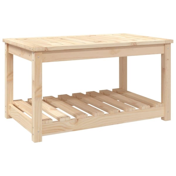vidaXL havebord 82,5x50,5x45 cm massivt fyrretræ