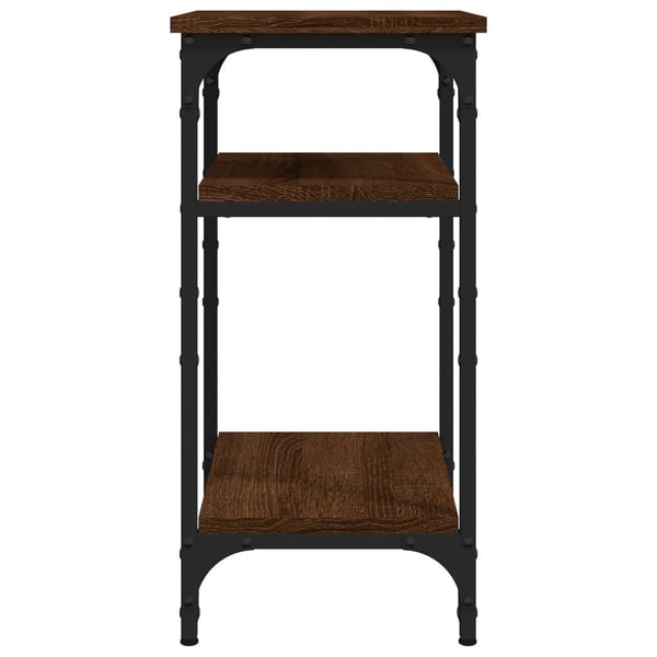 vidaXL Sidebord brun eik 35x30x60 cm konstruert tre