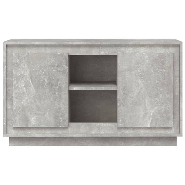 vidaXL Senkki betoninharmaa 102x35x60 cm tekninen puu