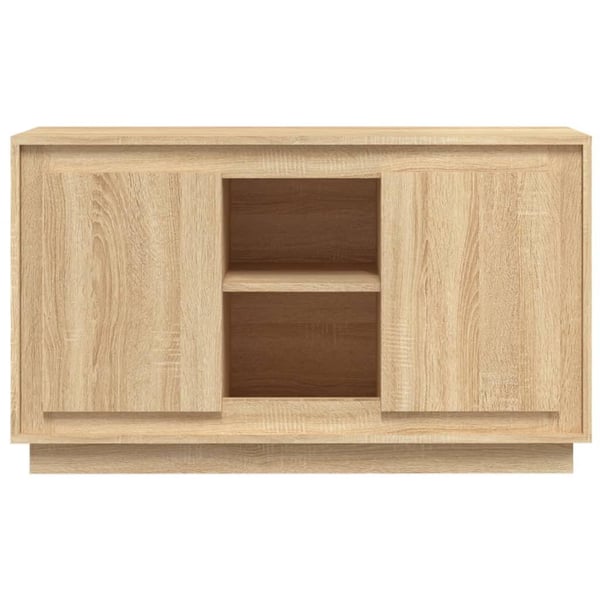vidaXL skænk 102x35x60 cm konstrueret træ sonoma-eg