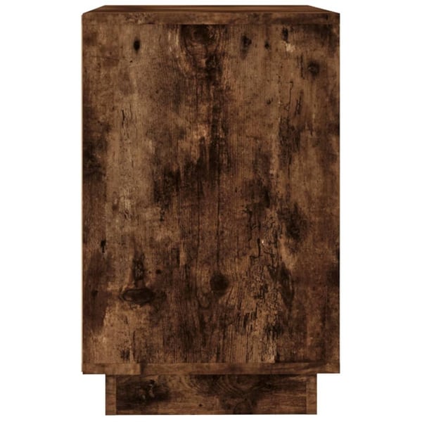 vidaXL Skjenk røkt eik 102x35x60 cm konstruert tre