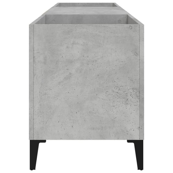 vidaXL Hifi-benk betonggrå 121x38x48 cm konstruert tre