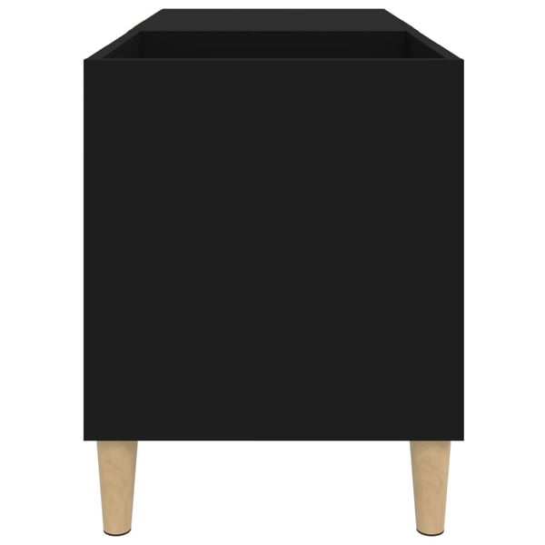 vidaXL Hifi-benk svart 84,5x38x48 cm konstruert tre