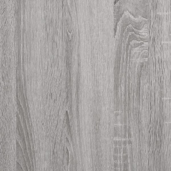 vidaXL Hifi-benk grå sonoma 84,5x38x48 cm konstruert tre