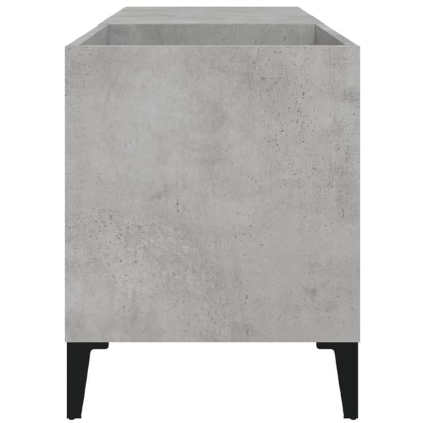 vidaXL Hifi-benk betonggrå 84,5x38x48 cm konstruert tre