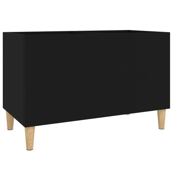 vidaXL vinylskab 74,5x38x48 cm konstrueret træ sort