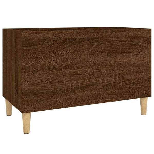 vidaXL Hifi-benk brun eik 74,5x38x48 cm konstruert tre