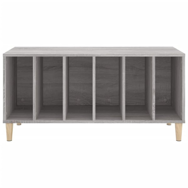 vidaXL Hifi-benk grå sonoma 100x38x48 cm konstruert tre