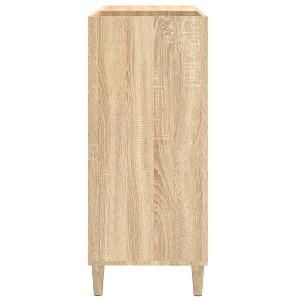 vidaXL Hifi-benk sonoma eik 84,5x38x89 cm konstruert tre