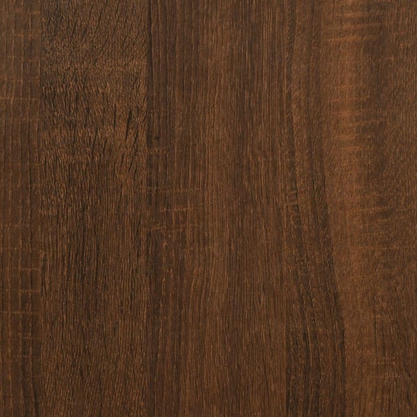 vidaXL vinylskab 84,5x38x89 cm konstrueret træ brun egetræsfarve